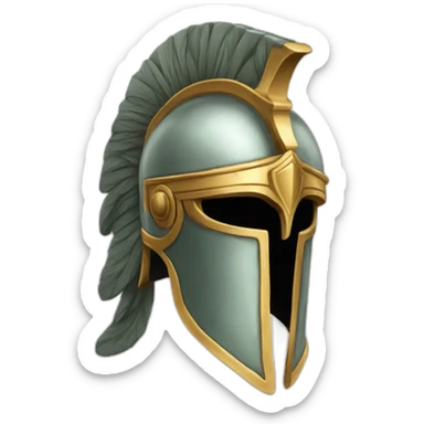 alexander the great helmet sticker