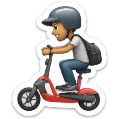Trottinette frestyle sticker