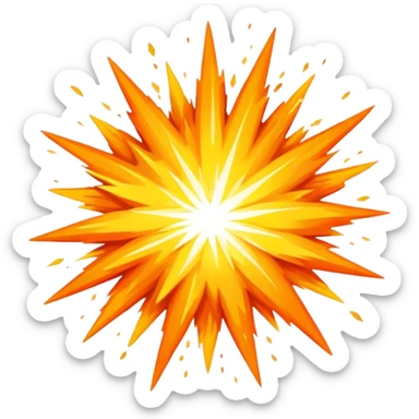 explosion sticker