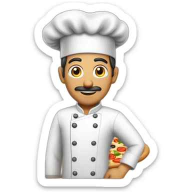 kurdish pizza chef sticker