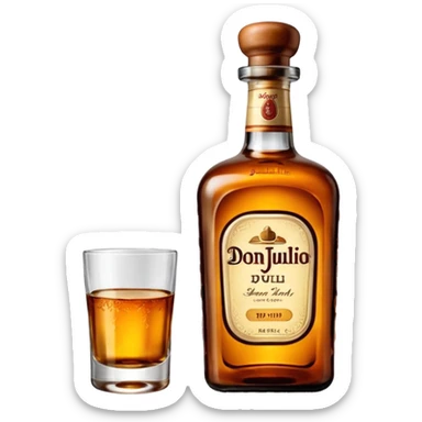 Don Julio bottle sticker