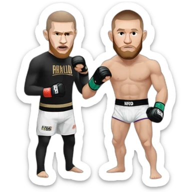 KHABIB NURMUGAMEDOV VS CONOR MCGREGOR sticker