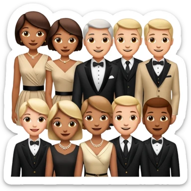 a people with lots of money sticker