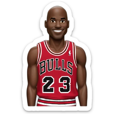 Michael Jordan Chicago Bulls sticker