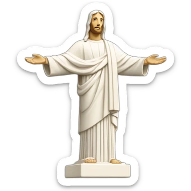 The statue of Christ the Redeemer sticker