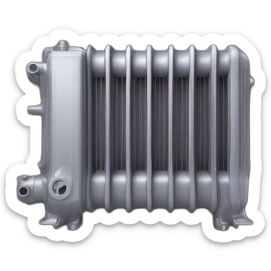 engine cooling radiator sticker