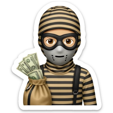 Robber sticker