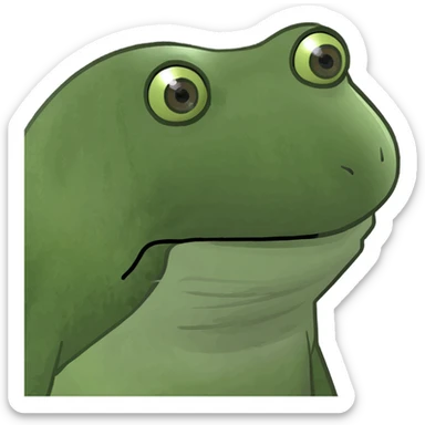 A strawberry sticker