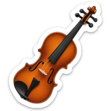 Violin sticker