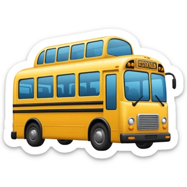 bus escolar sticker