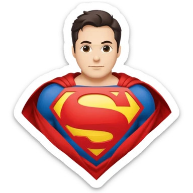 James Gunn Superman symbol  sticker