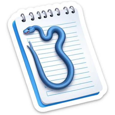 long curling to-do list paper looping up and down like a snake with tiny checkboxes fading into the distance sticker