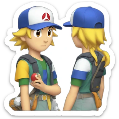 ash ketchum sticker