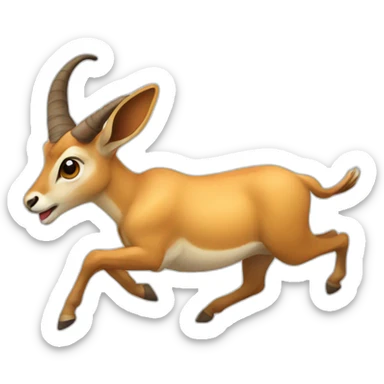 antilope run sticker