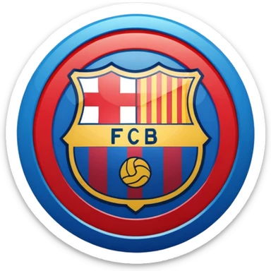 Barcelona logo sticker
