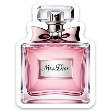 miss dior perfume sticker