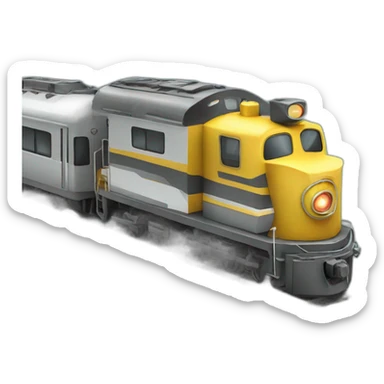 train a vapeur sticker