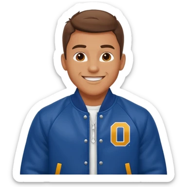 the classic bold jock sticker