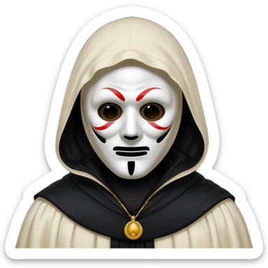 Ghostface from scream sticker