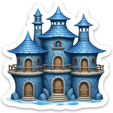 water elementaltribe house sticker