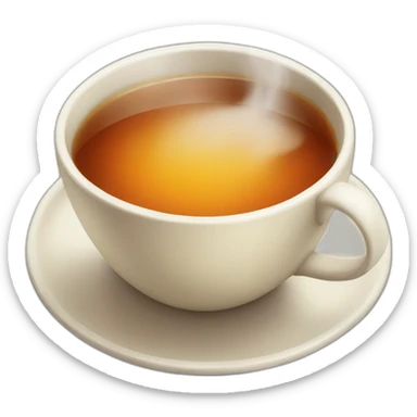 Cup of tea sticker