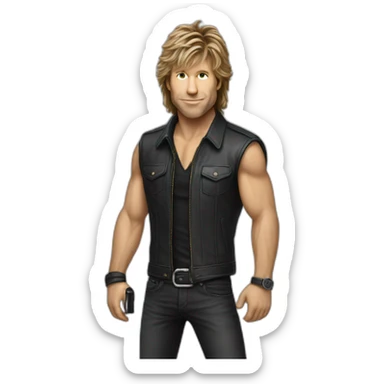 Bon jovi sticker