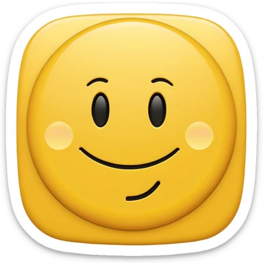 classic smiley face emoji sticker
