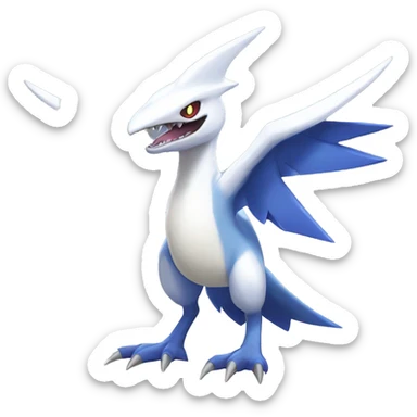 Latios-Lugia-Silvally-Digimon Full Body sticker