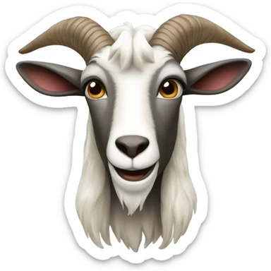 Rich Billy goat sticker