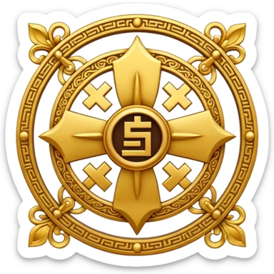 Hindu swastika sticker