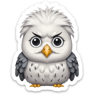 Hedwig sad sticker