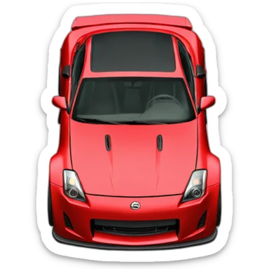 350z drift tuning red sticker