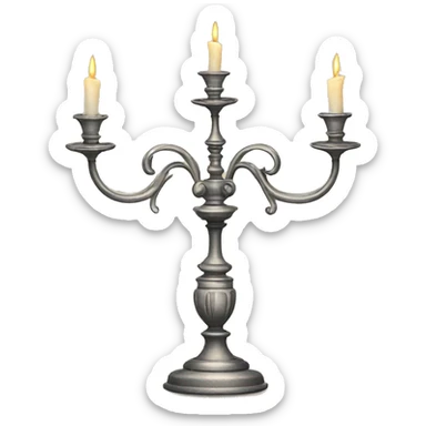 Vintage candelabra  sticker
