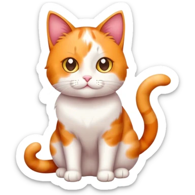 lovely ccat learning sticker
