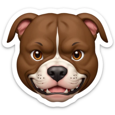 Pitbull mean sticker