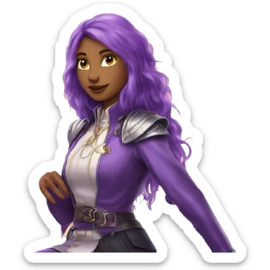 Violet sorrengale from the book fourth wing riding her dragon sticker