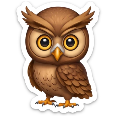 security mascot owl sticker