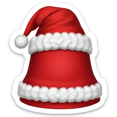 christmas hat for a website log only the hat sticker