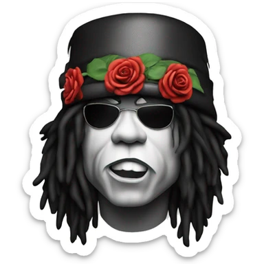slash from guns n’ roses sticker