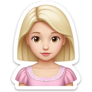 make catholic with very girly pink tones. sticker