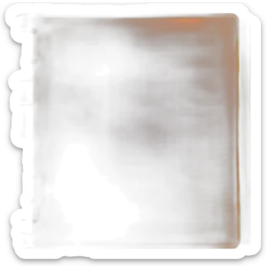 Cahier orange fluo sticker