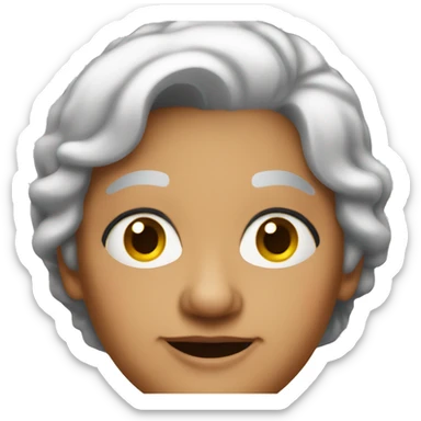 A large grandmother sticker