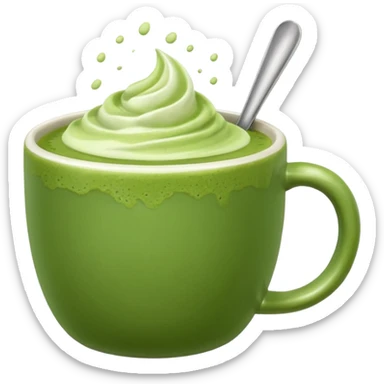 matcha drink sticker