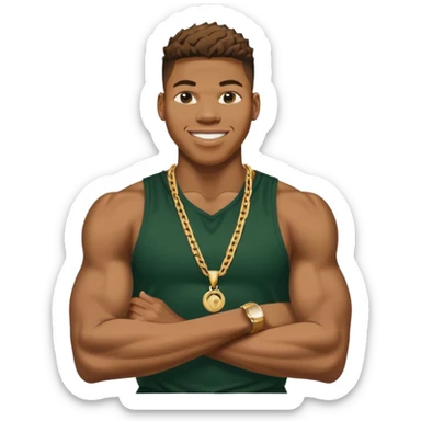  Giannis “Flex” meme sticker