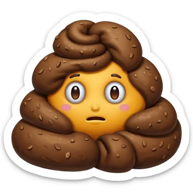 💩 poop emoji sticker