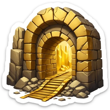 the word "mine" sticker