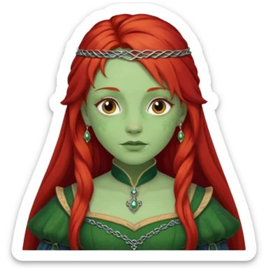 Fiona from the Shrek movie sticker