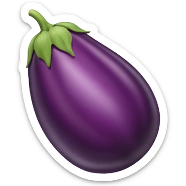 Eggplant  sticker