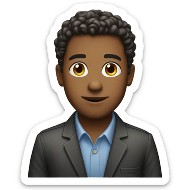 professional young man sticker