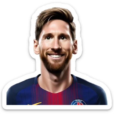 Messi en el psg sticker